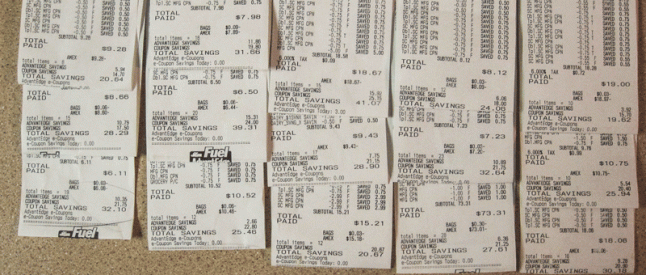 Price Chopper Tippler Week Receipts 